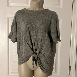 Allsaints knot front tee size xs